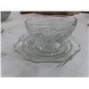 Image 3 : Irish Herringbone Depression Glass, 19-Piece Set
