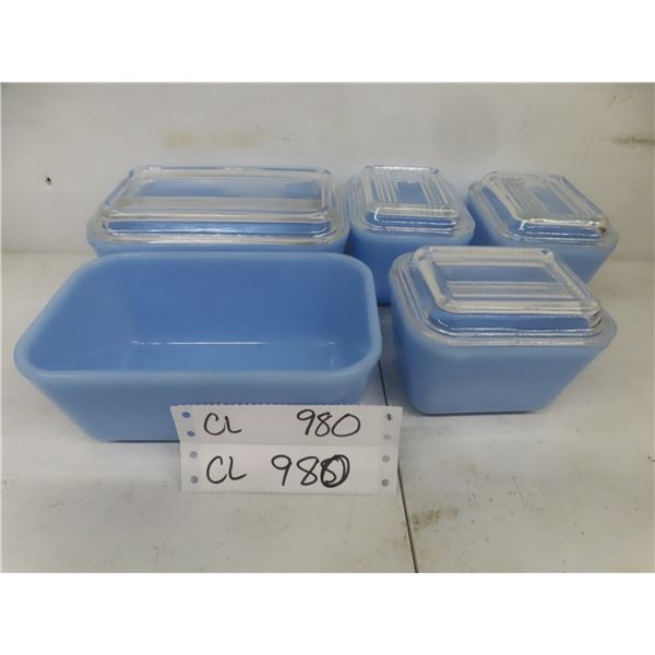 Pyrex Delphite Refrigerator Dishes
