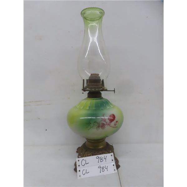 "Gone with the Wind" Style Coal Oil Lamp