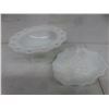 Image 4 : Fire-King Serving Plate, Milk Glass, Brass Chicken, and Measuring Cup