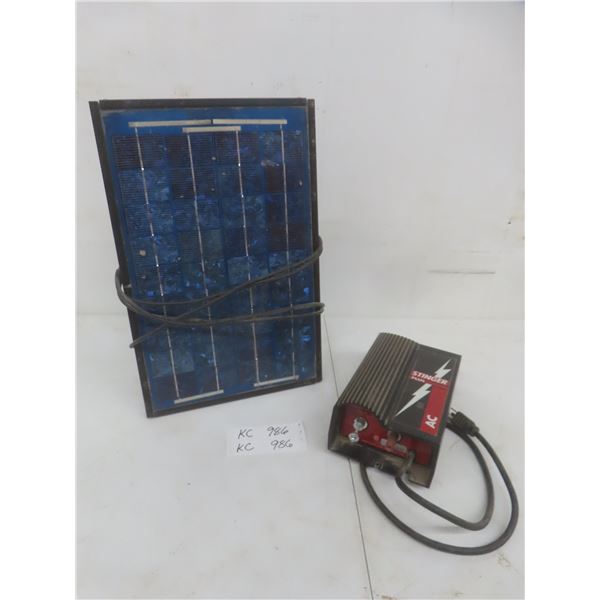 Electric Fencer w/ Solar Panel