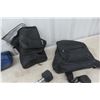 Image 5 : 2 x 7.5 lb Dumbbells w/ Carry Case and Insulated Water Bottle