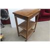 Image 3 : Rolling Kitchen Island, 36" x 17" x 26"