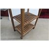 Image 5 : Rolling Kitchen Island, 36" x 17" x 26"