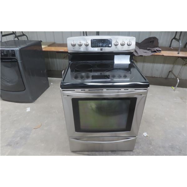 Kenmore Stainless Convection Stove – Double Oven, Broil, Slow Cook, Warming Zone, Flex Clean