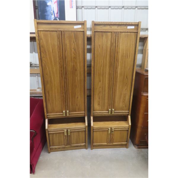 2 Night Stand Towers, 18" x 16" x 25"