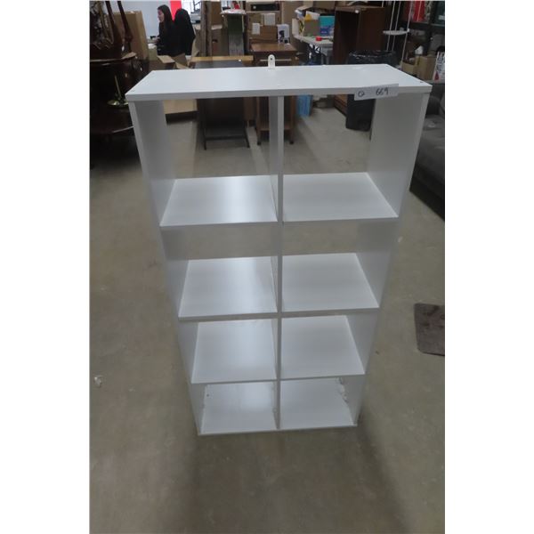 8-Pigeon Hole Shelf Cabinet, 48" x 24" x 12"