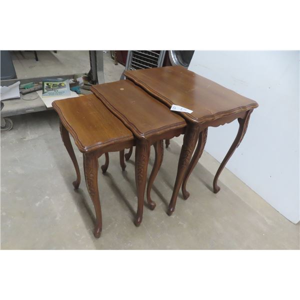 Set Of 3 Nesting Tables by Bassett, 24" x 22" x 15"