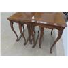 Image 3 : Set Of 3 Nesting Tables by Bassett, 24" x 22" x 15"