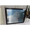 Image 3 : Mirrored With Etched Design , 2 Pictures, Largest 23" x 23"