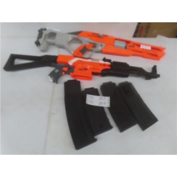 Nerf Alphahawk and Stryfe w/ Extra Mags