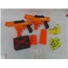 Image 1 : 2 Nerf Aeon-Pro Guns w/ Worker Spring Kit and Extra Mags