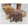 Image 3 : Wooden Spice Rack, Animal Carvings, and Ashtray