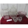 Image 1 : Miscellaneous Glassware – Finger Jug, Candy Bowl, Mugs