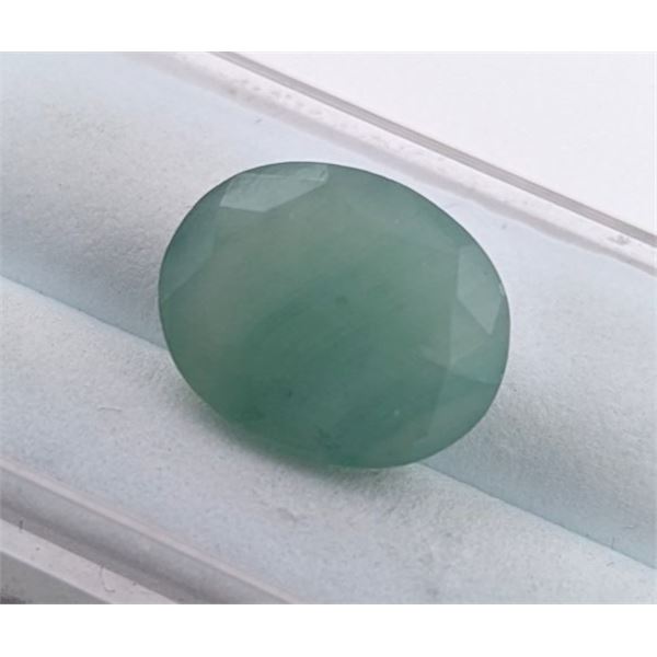 6.94 ct Certified Brazillian Emerald gemstone ($4,800 Appraisal)