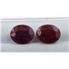 Image 1 : 10.66 ct Certified Untreated Ruby gemstone Pair ($12,800 Appraisal)