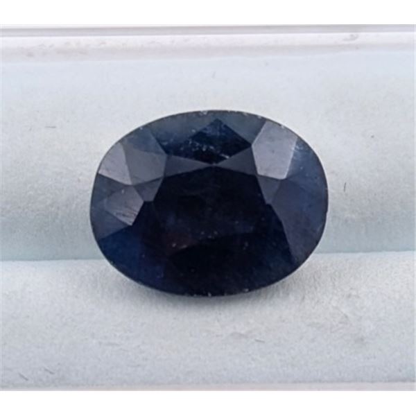 5.85 ct Certified Midnight Blue Sapphire gemstone Pair ($7,020 Appraisal)