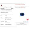 Image 3 : 5.85 ct Certified Midnight Blue Sapphire gemstone Pair ($7,020 Appraisal)
