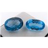 Image 1 : 68.67 ct Certified Royal Blue Topaz gemstone Pair ($17,500 Appraisal)