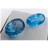 Image 2 : 68.67 ct Certified Royal Blue Topaz gemstone Pair ($17,500 Appraisal)