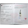 Image 3 : 3 ct Certified Silver Tourmaline gemstone Pendant ($3,260 Appraisal)