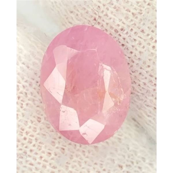 3.15 ct Certified Pink Sapphire gemstone Untreated ($5,670 Appraisal)