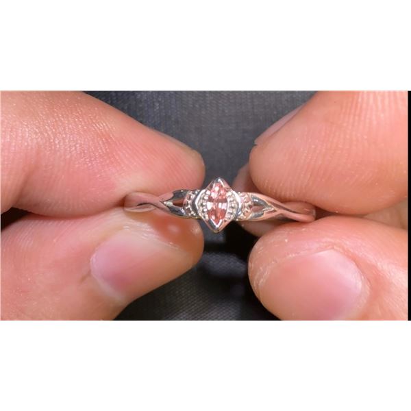 1.88 ct Certified Silver Sapphire gemstone Ring ($1,318 Appraisal)