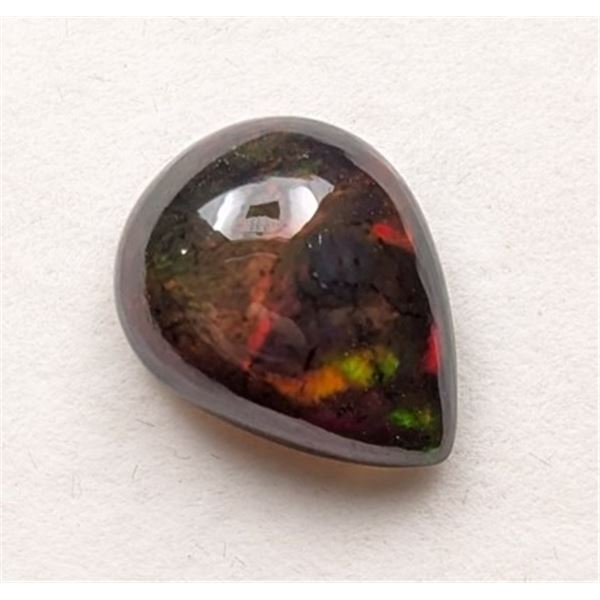 3.07 ct Certified Welo Black Opal gemstone ($9,210 Appraisal)