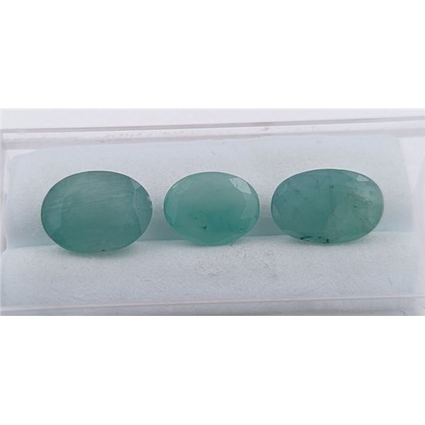 10.47 ct Certified Zambian Emerald gemstone Parcel ($14,500 Appraisal)
