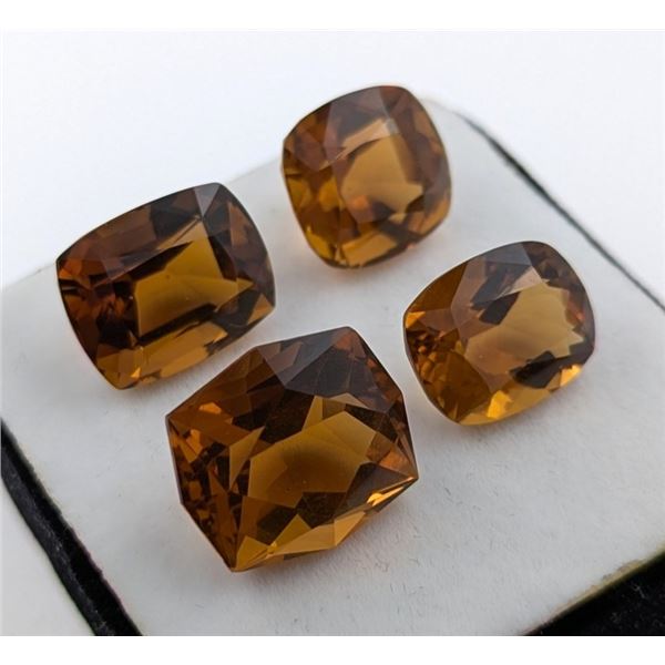 51.16 ct Certified Madeira Citrine gemstone Parcel ($7,674 Appraisal)