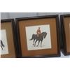Image 4 : 3 RCMP Framed Prints, 13" x 13", and Northwest Mounted Police Print