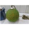 Image 5 : 1960s MCM Spaghetti Swag Lamp w/ Star Graphics, Gold, Yellow, and Green