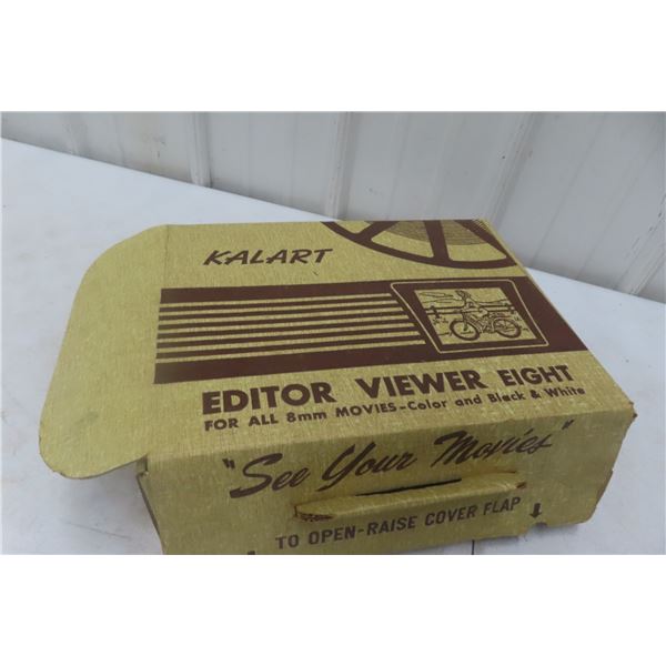 Kalart Editor Viewer Light for 8mm Movie, in Box