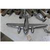Image 2 : Vintage Airplane Ashtrays and Parts, Including One Chrome Plane