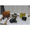 Image 1 : Polaroid Big Swinger 3000 Camera, Fujica Zoom 8 Home Video Camera, and Halina Viewer