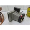 Image 4 : Polaroid Big Swinger 3000 Camera, Fujica Zoom 8 Home Video Camera, and Halina Viewer