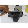 Image 7 : Polaroid Big Swinger 3000 Camera, Fujica Zoom 8 Home Video Camera, and Halina Viewer