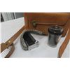 Image 9 : Polaroid Big Swinger 3000 Camera, Fujica Zoom 8 Home Video Camera, and Halina Viewer