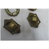 Image 4 : 2 Solid Brass Loop Door Knockers, Old Victorian Style