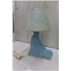 Image 2 : Coconut Lamp, Bird Lamp, MCM Haeger Pottery, Spaghetti Fiber Shade, Clock and Poodle Lamp