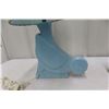 Image 3 : Coconut Lamp, Bird Lamp, MCM Haeger Pottery, Spaghetti Fiber Shade, Clock and Poodle Lamp