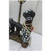 Image 6 : Coconut Lamp, Bird Lamp, MCM Haeger Pottery, Spaghetti Fiber Shade, Clock and Poodle Lamp