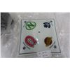 Image 1 : NHL Ceiling Light Shade 14" x 14", 1970's or 80's