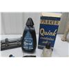 Image 2 : Olfa Hole Punch, Electric Pencil Sharpener, 1/2 a Set of Bookends, Quink Inks Plus