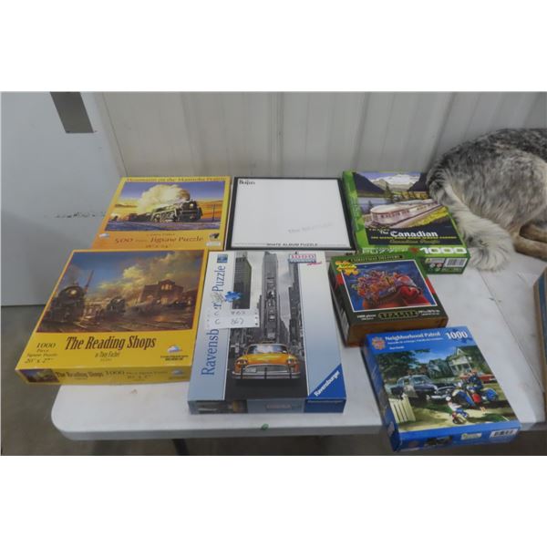 7x Puzzles 500pc to 1000pc