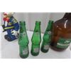 Image 2 : 7up Extract Jug, Pop Bottles, Whiskey Jugs, Coke/Applebee Glasses