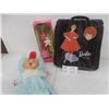 Image 1 : 1998 Coca Cola Party Barbie Doll in Box, 1965 Barbie Doll Case & Genie Gas Doll