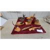 Image 1 : Collection of Wooden Carvings Including Dolphins, Birds, Bears on Driftwood Bases, and Decorative I