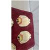 Image 5 : Set of 4 Vintage Native American Indian Chief Ceramic Ashtrays with Headdress 1950.S or 60.S