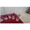 Image 4 : Hockey Collectible Glassware Lot - Canucks Player Glasses, Miller Lite Glasses, Skate Bottle, Puck